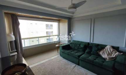 Apartamento Mobiliado para Locação no Gonzaga em Santos!