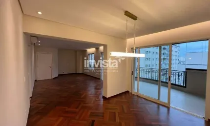 Apartamento com 3 quartos para alugar no Boqueirão, Santos 