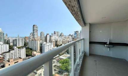 Apartamento com 2 quartos para alugar no Boqueirão, Santos 
