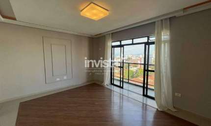 Apartamento com 3 quartos para alugar no Boqueirão, Santos 