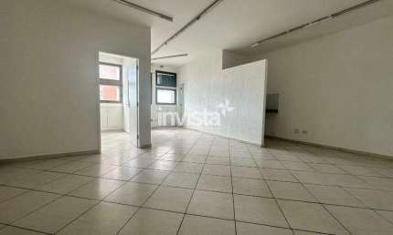 Sala comercial para alugar na Vila Mathias, Santos 