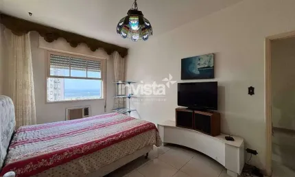 Apartamento com 1 quarto para alugar no José Menino, Santos 