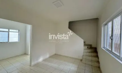 Casa com 2 quartos à venda no Macuco, Santos 