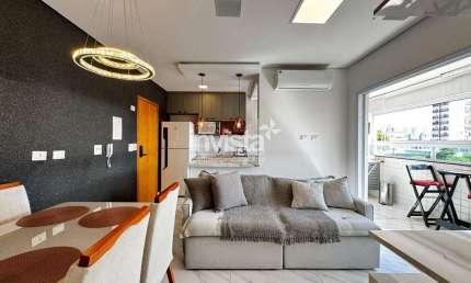 Apartamento com 2 quartos para alugar no Macuco, Santos 