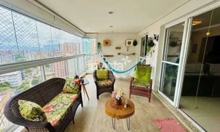 Apartamento com 3 quartos à venda no Ponta da Praia, Santos 