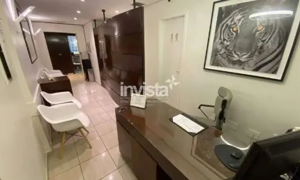 Sala comercial para alugar no Gonzaga, Santos 
