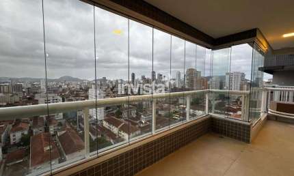 Apartamento com 1 quarto para alugar no Boqueirão, Santos 