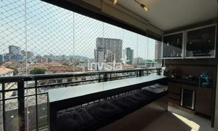 Apartamento com 3 quartos à venda no Gonzaga, Santos 