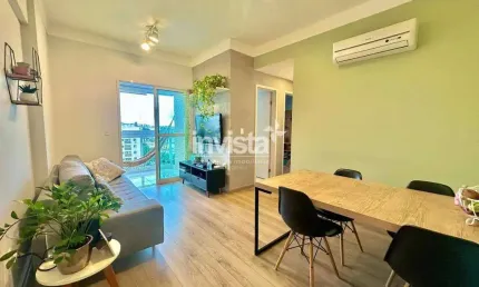 Apartamento com 2 quartos à venda no Estuário, Santos 