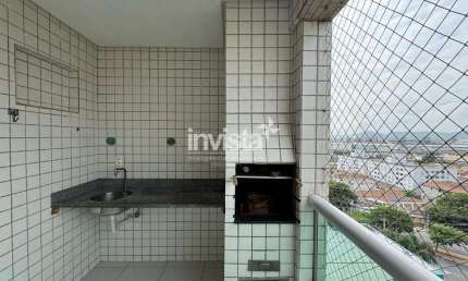 Apartamento com 3 quartos para alugar no Aparecida, Santos 