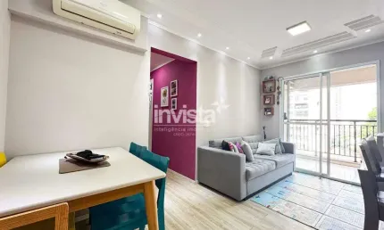 Apartamento com 2 quartos à venda no Marapé, Santos 