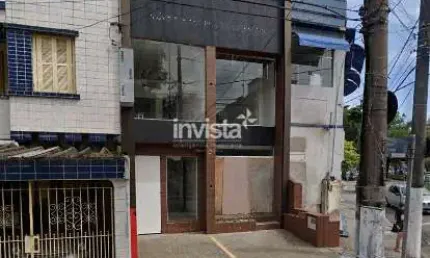 Ponto Comercial de ESQUINA para Alugar na Avenida Pinheiro Machado no Marapé em Santos