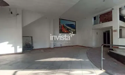 Ponto Comercial de ESQUINA para Alugar na Avenida Pinheiro Machado no Marapé em Santos