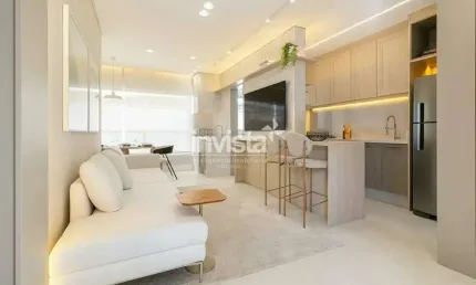 Apartamento com 1 quarto à venda no Marapé, Santos 