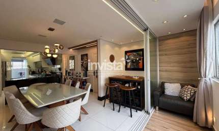 Apartamento com 2 quartos para alugar no Boqueirão, Santos 