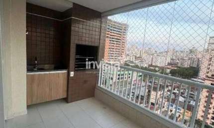 Apartamento com 3 quartos para alugar no Encruzilhada, Santos 
