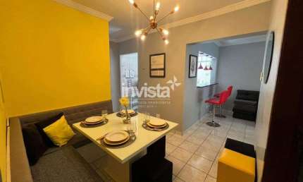 Apartamento com 3 quartos para alugar no Aparecida, Santos 