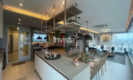 Apartamento com 3 quartos para alugar no Boqueirão, Santos 
