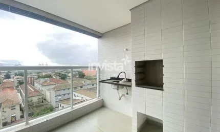 Apartamento com 2 quartos à venda no Ponta da Praia, Santos 