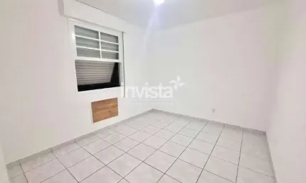 Apartamento de dois dormitórios amplos pertinho da Praia do Boqueirão em Santos