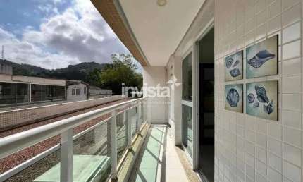 Apartamento com 1 quarto para alugar no José Menino, Santos 