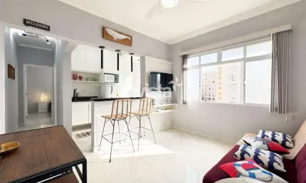 Apartamento com 1 quarto à venda no Gonzaga, Santos 