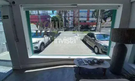 Ponto comercial para alugar no Gonzaga, Santos 