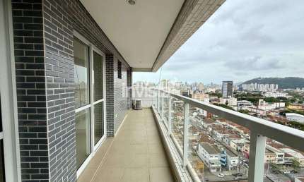 Apartamento com 1 quarto para alugar na Vila Mathias, Santos 