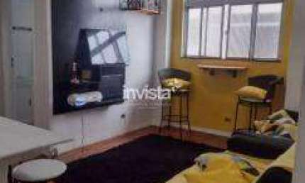 Apartamento com 1 quarto para alugar no Centro, São Vicente 