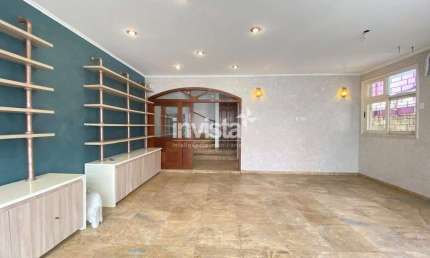 Casa com 4 quartos para alugar no Gonzaga, Santos 
