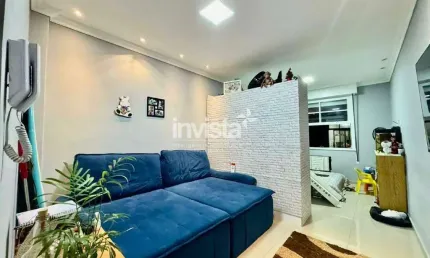 Apartamento com 1 quarto à venda no Boqueirão, Santos 