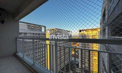 Apartamento com 1 quarto à venda na Vila Mathias, Santos 