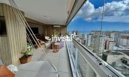 Apartamento com 3 quartos para alugar no Gonzaga, Santos 