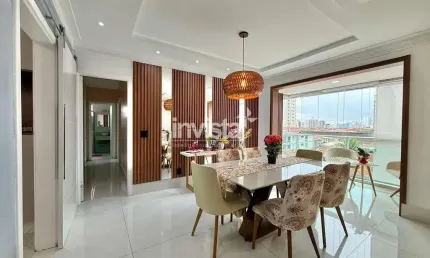 Apartamento com 3 quartos à venda no Boqueirão, Santos 
