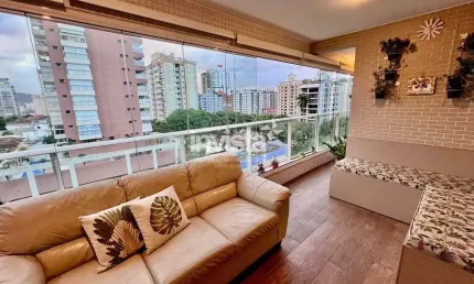 Apartamento com 3 quartos à venda no Gonzaga, Santos 