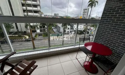 Apartamento com 2 quartos para alugar na Vila Mathias, Santos 