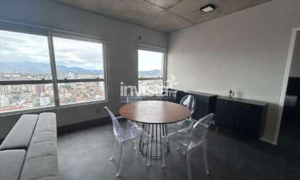 Apartamento com 1 quarto para alugar no Embaré, Santos 
