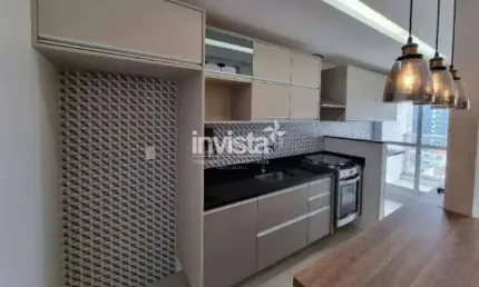 Apartamento com 1 quarto para alugar no Embaré, Santos 