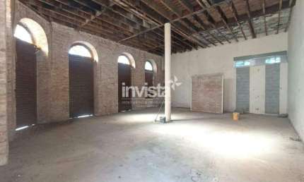 Ponto Comercial / Loja para Alugar de ESQUINA em avenida no Centro de Santos