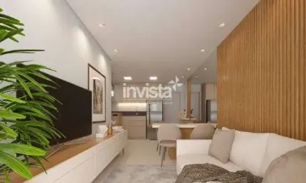 Apartamento com 2 quartos à venda no Macuco, Santos 