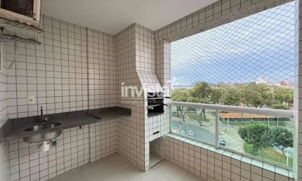 Apartamento com 3 quartos para alugar na Aparecida, Santos 