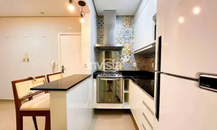 Apartamento com 1 quarto para alugar no Embaré, Santos 