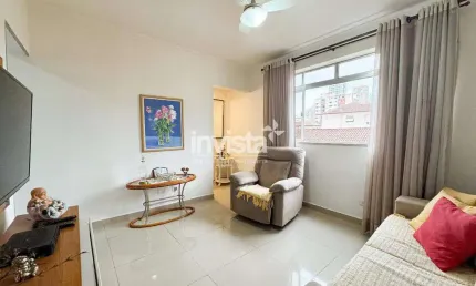 Apartamento com 1 quarto à venda no Embaré, Santos 