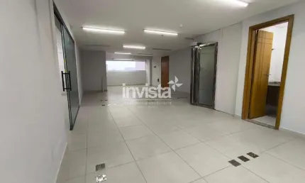 Sala Comercial para Alugar na Vila Mathias em Santos