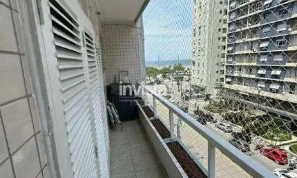 Apartamento com 1 quarto para alugar no Boqueirão, Santos 