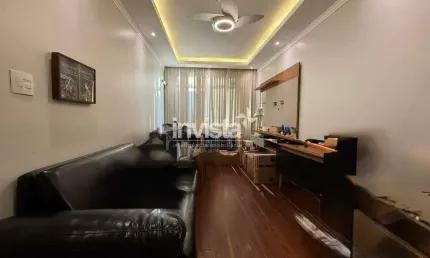 Apartamento com 1 quarto à venda no Ponta da Praia, Santos 