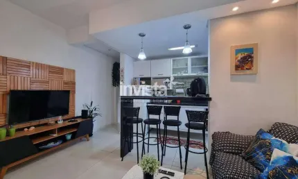 Apartamento com 1 quarto à venda no Boqueirão, Santos 