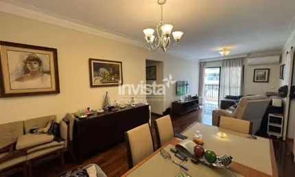 Apartamento com 3 quartos à venda no Ponta da Praia, Santos 