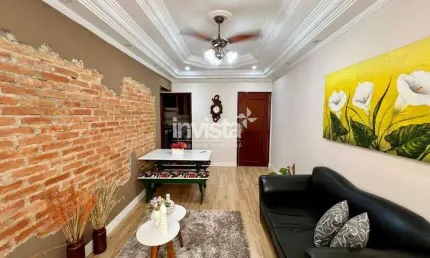 Apartamento com 2 quartos à venda no Pompéia, Santos 