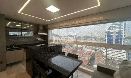 Apartamento com 3 quartos para alugar no Ponta da Praia, Santos 